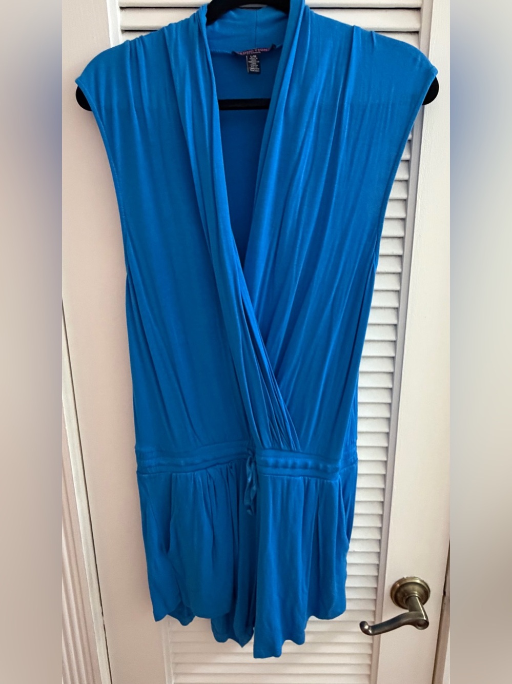 Bright Blue Women’s Romper Size Large
